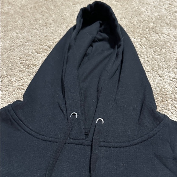 Vans Black Hoodie With White Front Logo medium Skater - Picture 3 of 6